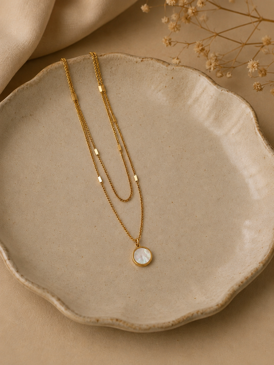 Iris Mother of Pearl Necklace