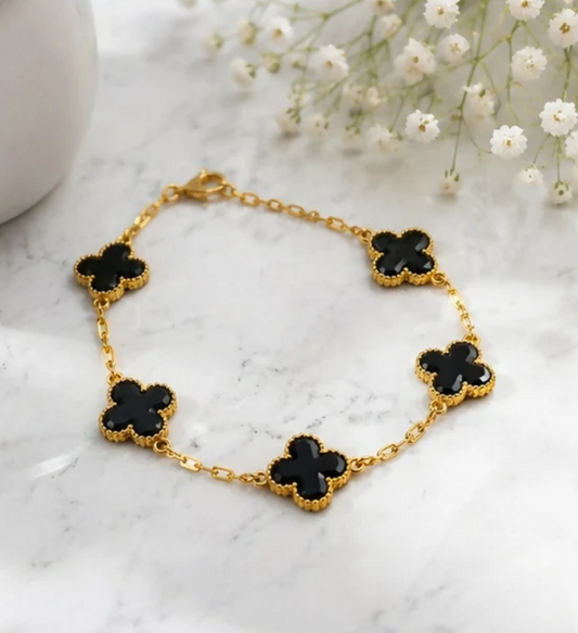 Clover bracelet Black