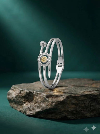 Aurelia Circle silver bracelet