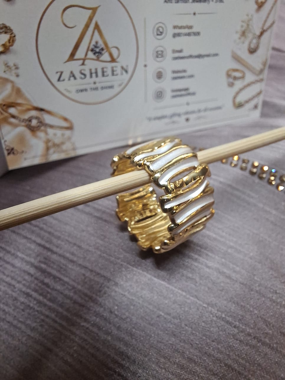 Turkish white tone ring(RFTM1)