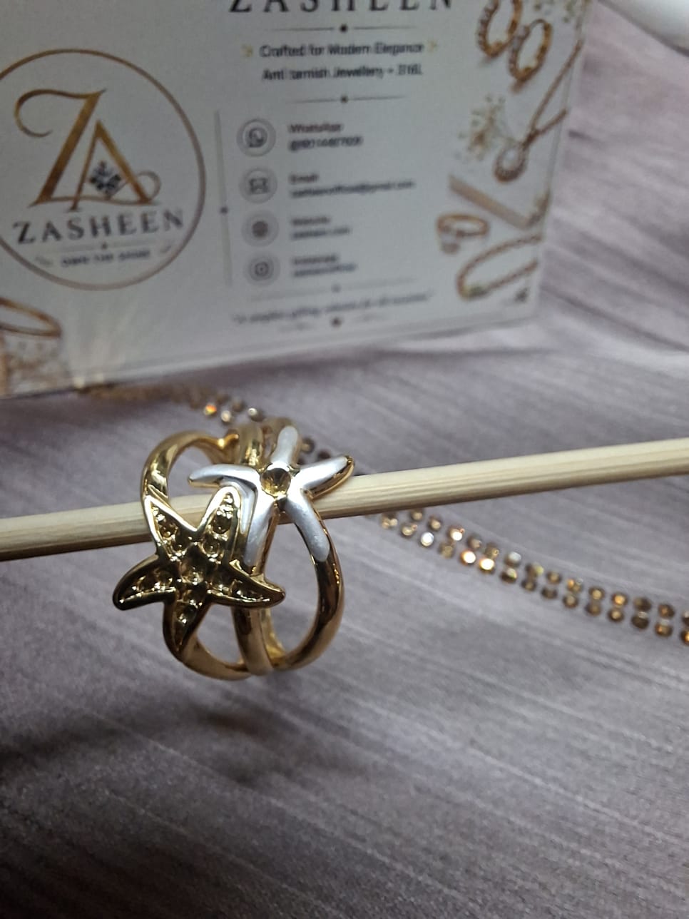 Turkish white tone ring(RFTS1)
