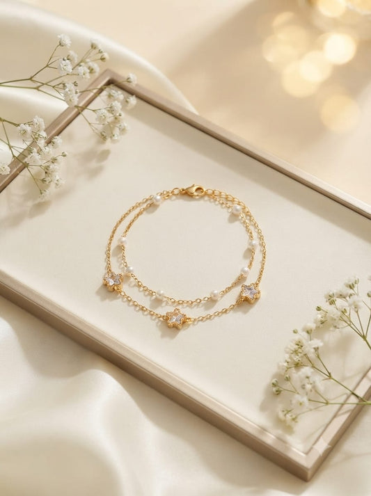 star pearl bracelet