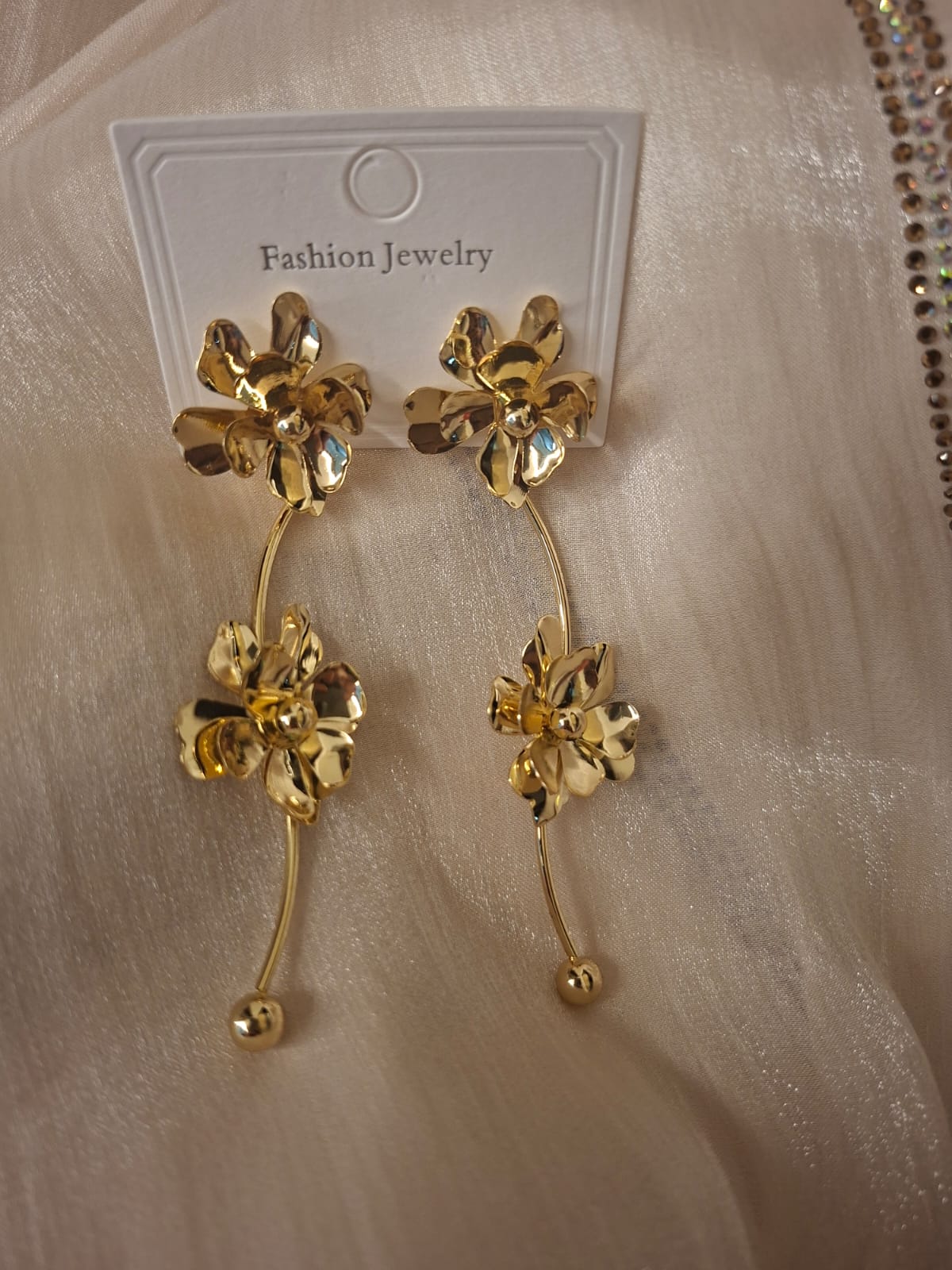 Turkish Gold long Earrings