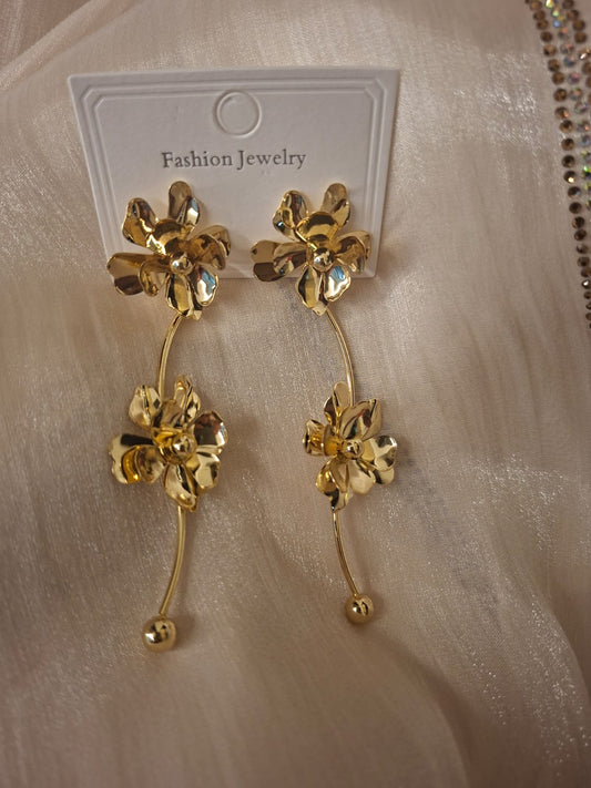 Turkish Gold long Earrings