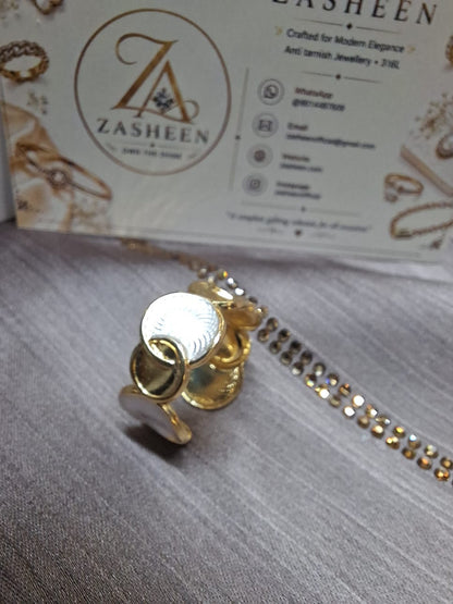 Turkish White tone ring(RFTC1)