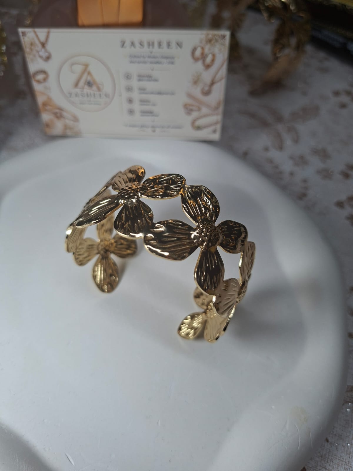 Golden Cuff Bacelet CB3