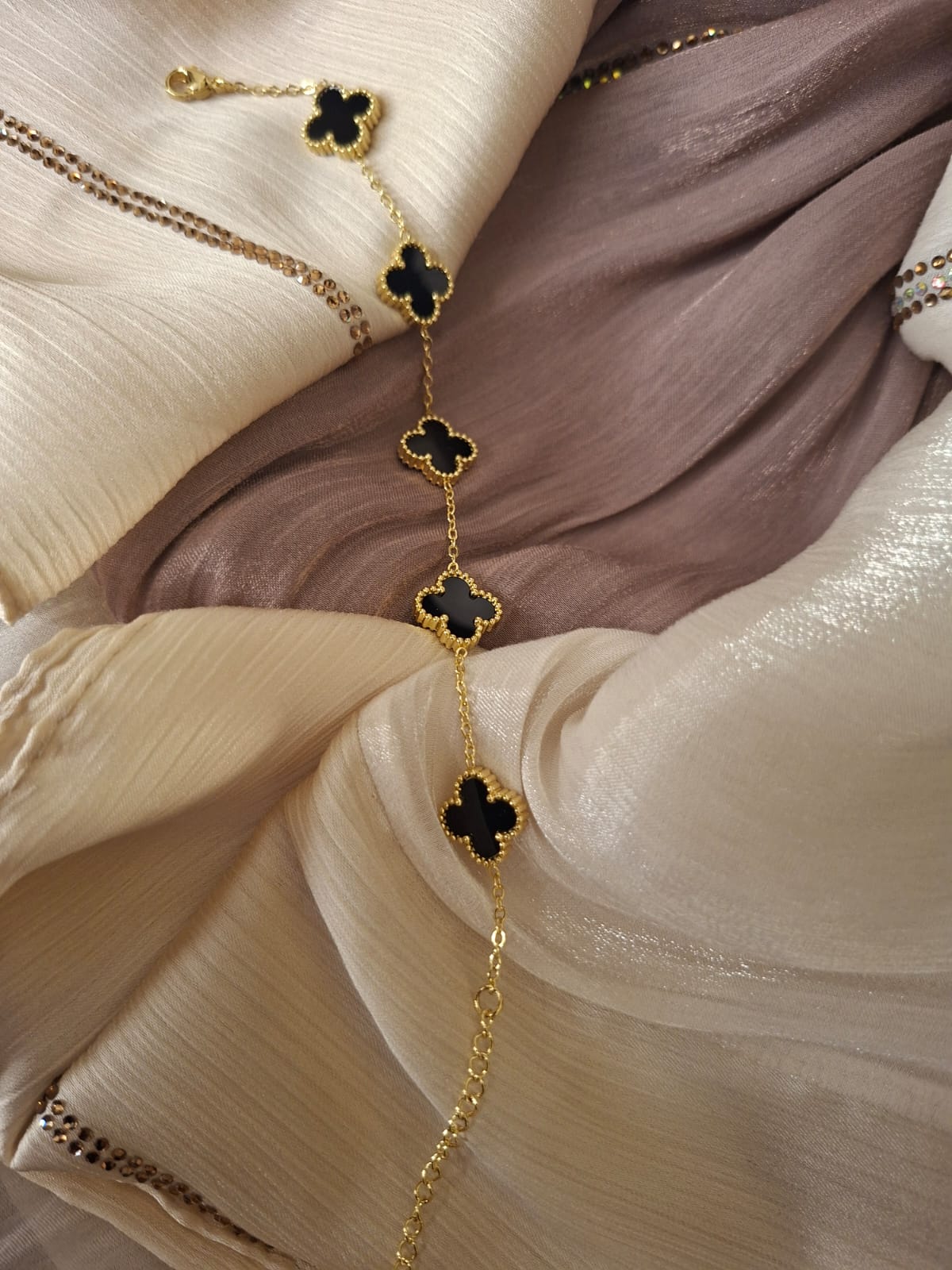 Clover bracelet Black